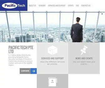 Pacifictech.com.sg(Pacific Tech) Screenshot