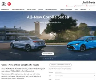 Pacifictoyota.com.au Screenshot