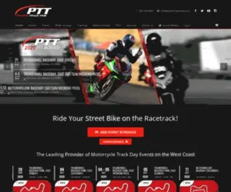 Pacifictracktime.com(Pacific Track Time) Screenshot