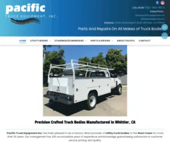 Pacifictruckequipment.com(Truck Equipment) Screenshot