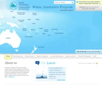 Pacificwater.org(SPC Water) Screenshot