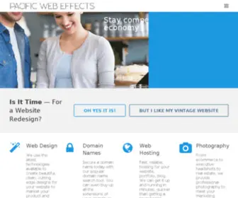 Pacificwebeffects.com(San Diego Website Design Services) Screenshot
