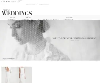 Pacificweddings.com(Pacific Weddings) Screenshot
