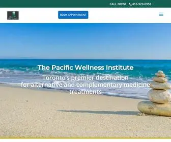 Pacificwellness.ca(Pacific Wellness Institute) Screenshot