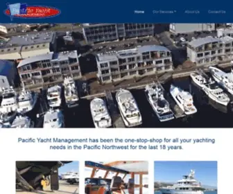 Pacificyachtmanagement.com(Pacific Yacht Management) Screenshot