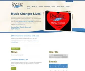 Pacificyouthchoir.org(Pacificyouthchoir) Screenshot