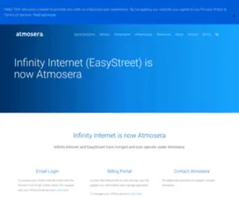 Pacifier.com(Infinity Internet (EasyStreet) is now Atmosera) Screenshot
