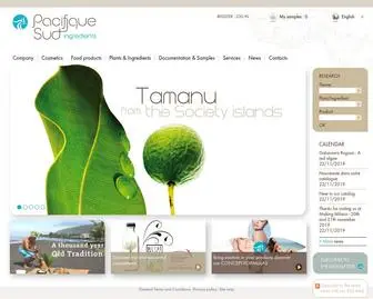 Pacifiquesud.com(Pacifique Sud) Screenshot