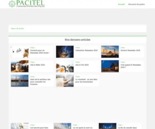 Pacitel.fr(Salam pacifique) Screenshot