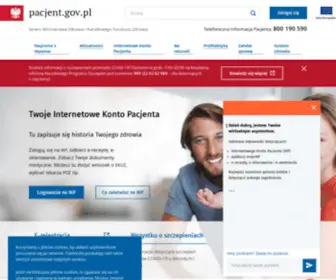 PacJent.gov.pl(Strona g) Screenshot