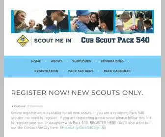 Pack540.net(Scout Me In) Screenshot