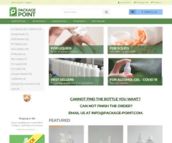 Package-Point.com(Plastic Bottles and Glass for Pharma and Cosmetics) Screenshot