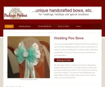 Packageperfect.net(Wedding Pew Bows) Screenshot