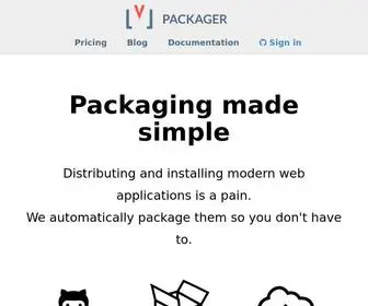 Packager.io(Packaging made simple) Screenshot