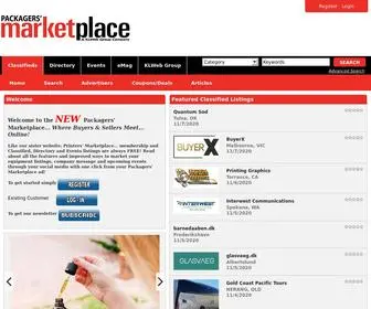 Packagersmarketplace.com(Packagers Marketplace Classified) Screenshot