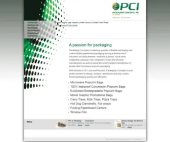 Packagingconceptsinc.com(Packaging Concepts Inc) Screenshot