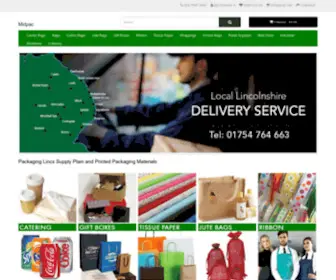 Packaginglincs.co.uk(Packaging Lincs) Screenshot