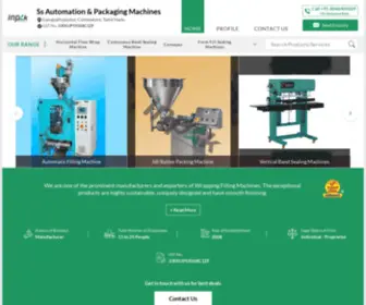 Packagingmachinemanufacturers.com(Ss Automation & Packaging Machines) Screenshot