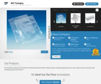 Packagingsolution.co.in(RMT Packaging) Screenshot