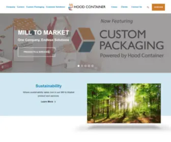 Packagingunlimited.com(Hood Container Corp) Screenshot