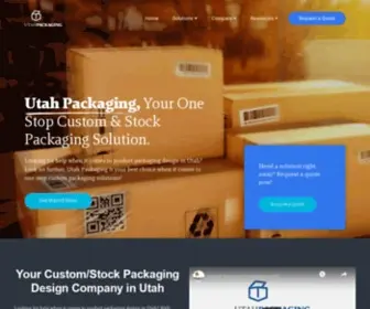 Packagingutah.com(Packaging Utah) Screenshot