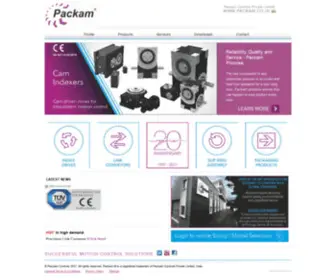Packam.co.in(Packam Controls) Screenshot