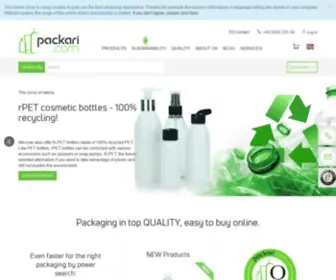 Packari.com(Und Glasverpackungen online kaufen) Screenshot
