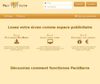 Packbarre.com Screenshot