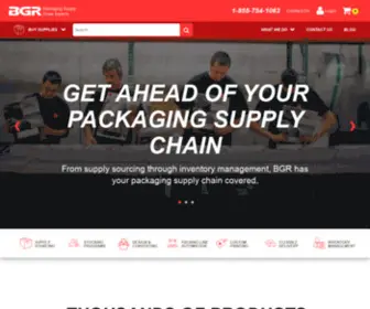 Packbgr.com(Packaging Supplies & Equipment Distributor) Screenshot