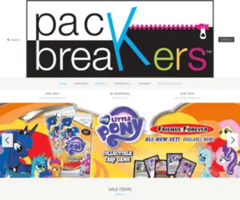 Packbreakers.com(Pack Breakers) Screenshot