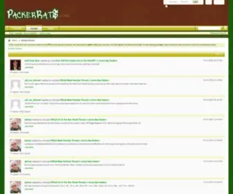 Packerrats.com(Activity Stream) Screenshot