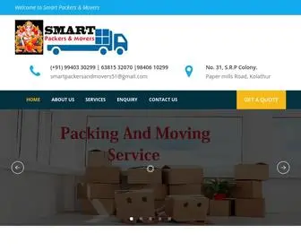 Packersandmoversinchennai.co.in(Smart Packers & Movers) Screenshot