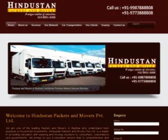 Packersmovermumbai.com(Hindustan Car Transport Pvt Ltd) Screenshot