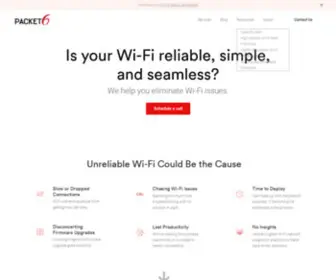 Packet6.com(Reliable, Simple, & Seamless Enterprise Wi-Fi) Screenshot
