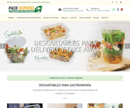 Packexpress.com.ar(Descartables para Gastronomia) Screenshot