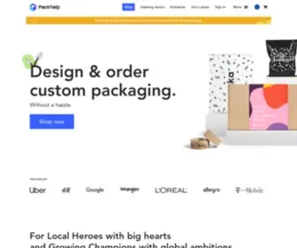 Packhelp.com(Ontwerp verpakkingen eenvoudig online) Screenshot