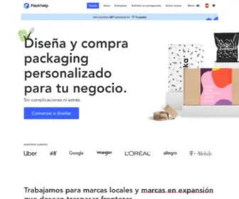 Packhelp.es(Ontwerp verpakkingen eenvoudig online) Screenshot
