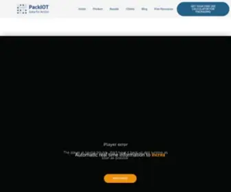 Packiot.com(Easy and simple industry 4.0 tool for packaging manufacturers. PackIOT) Screenshot