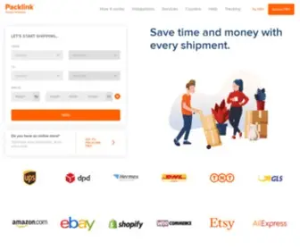 Packlink.com(Compare Courier Services) Screenshot