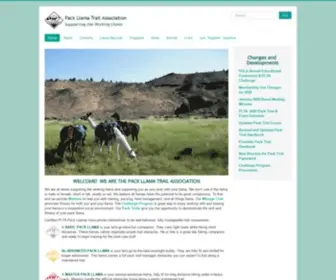 Packllama.org(The Pack Llama Trial Association) Screenshot
