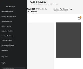 Packmasterindia.com(Sealer Machine) Screenshot