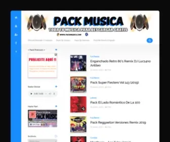 Packmusica.com(▷ Descargar Pack Musica Remix Para Eventos) Screenshot