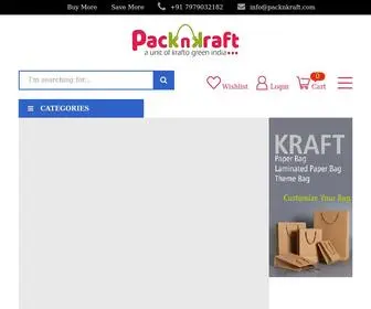 Packnkraft.com(Online Store for Packaging Material) Screenshot