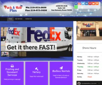 Packnmailplus.com(Pack & Mail) Screenshot