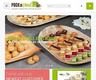 Packnwood.com(Bio-degradable food packaging supplies @) Screenshot