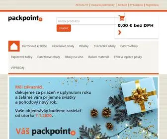 Packpoint.sk(E-shop s obalmi) Screenshot