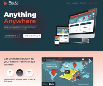 Packrit.com(Anything, Anywhere) Screenshot