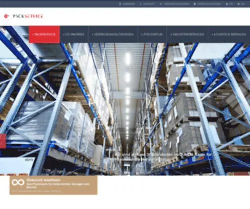 Packservice.at(Wir verpacken Ideen) Screenshot
