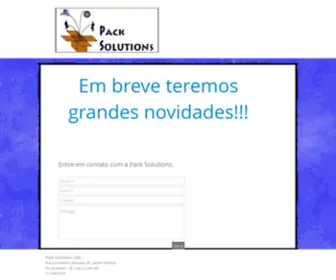 Packsolutions.com.br(Packsolutions) Screenshot