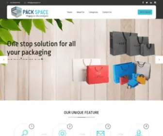 Packspace.in(Best Paper Bags Manufacturers) Screenshot